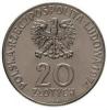 20 złotych - XXV lat GWPG - napis wypukły